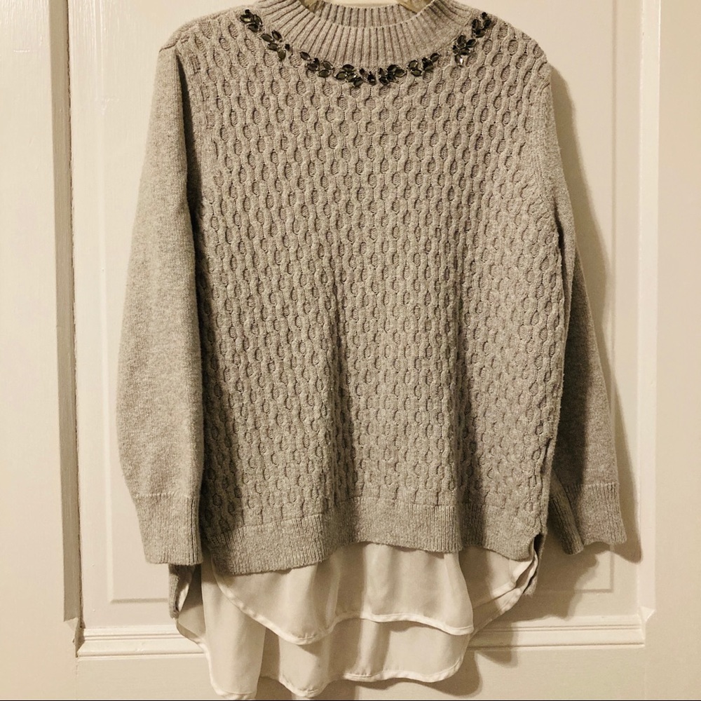 Gray XL Vera Wang Sweater